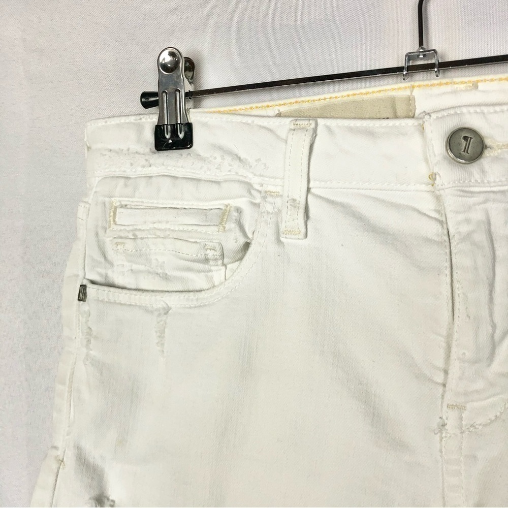 Anthropologie Pilcro Stet White Denim Shorts‎ 28 - Picture 4 of 5